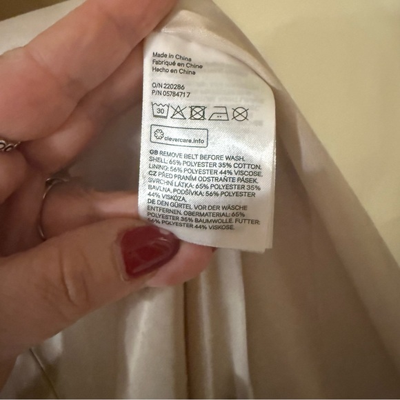 H&M Mid Trench Coat. Tan. Size 12. Great condition - Picture 5 of 5